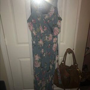 Floral Spaghetti strapped Jumpsuit